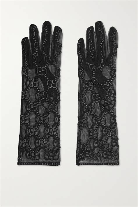 gucci gloves lace dupe|gucci embroidered tulle gloves.